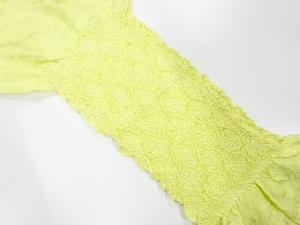 正絹　絞り　帯揚げ